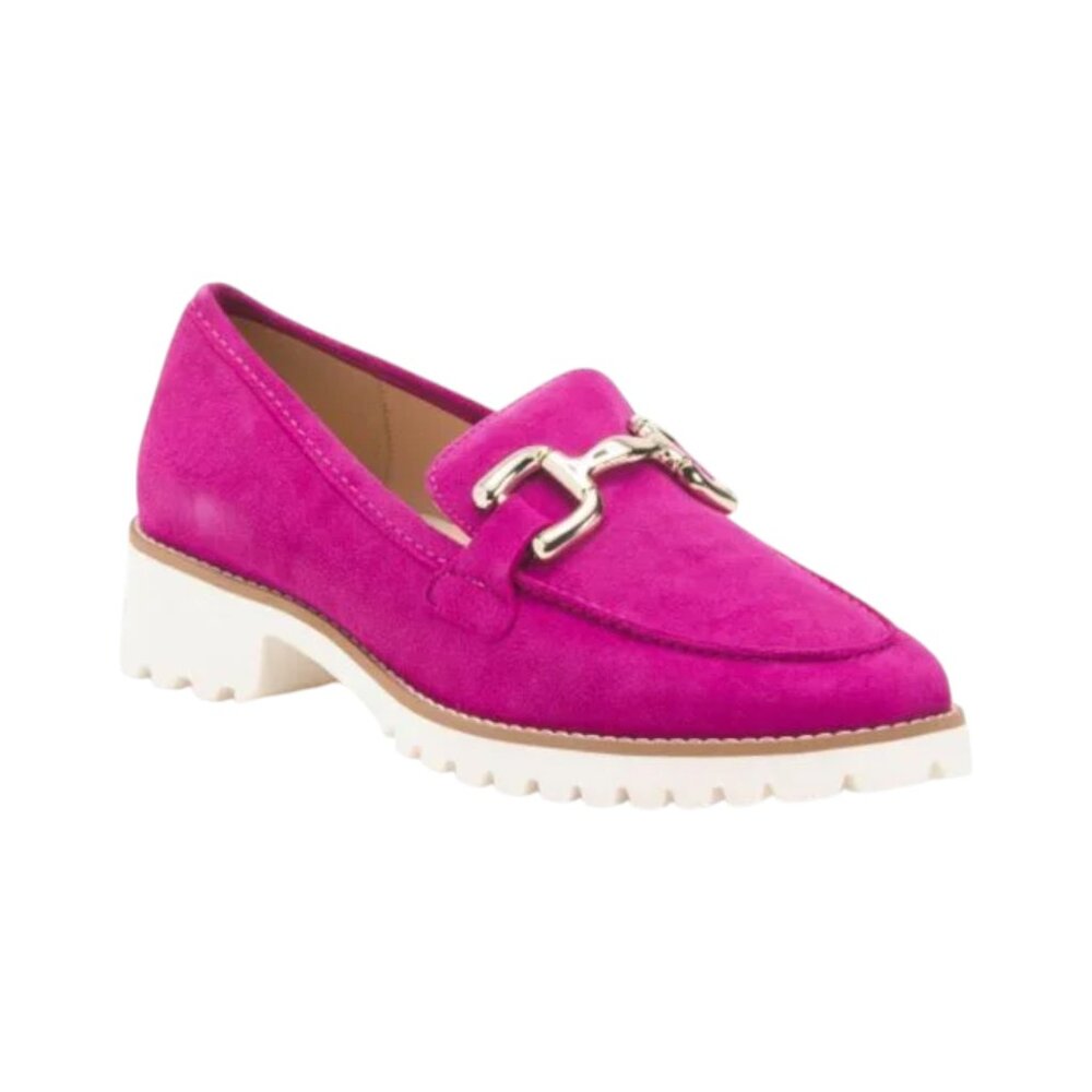 ARA Suede Kiana Buckle Comfort Loafers
